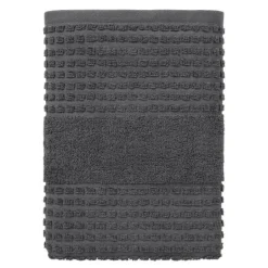 Check håndkle 50x100 cm mørk blå