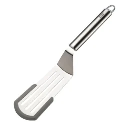 Chief stekespade 30 cm silikon lys grå