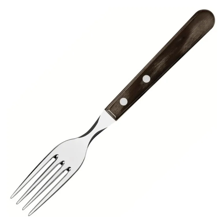 Churrasco gaffel 25 cm brun
