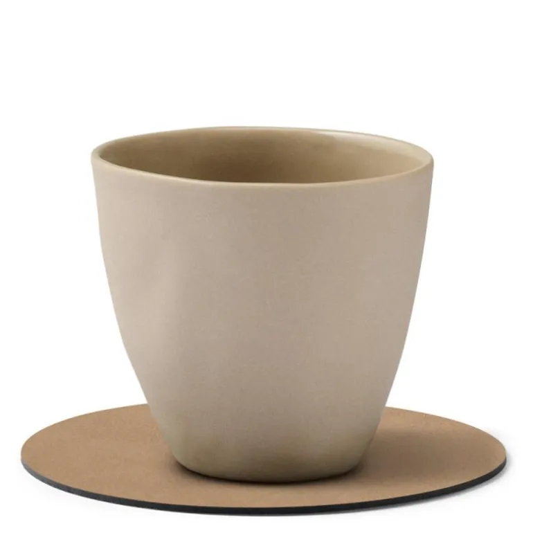 Circle Nupo glassbrikke 10 cm nougat