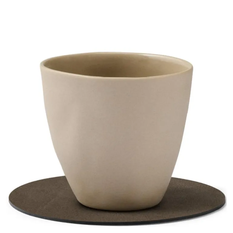 Circle Nupo glassbrikke 10 cm caviar