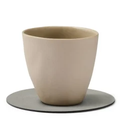 Circle Nupo glassbrikke 10 cm lys grå