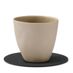 Circle Nupo glassbrikke 10 cm svart