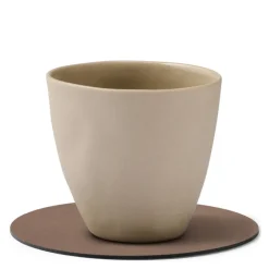 Circle Nupo glassbrikke 10 cm truffle