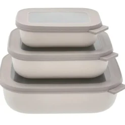 Cirqula bollesett m/lokk 3 stk hvit