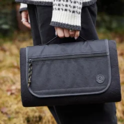 City piknikteppe 130x170 cm svart