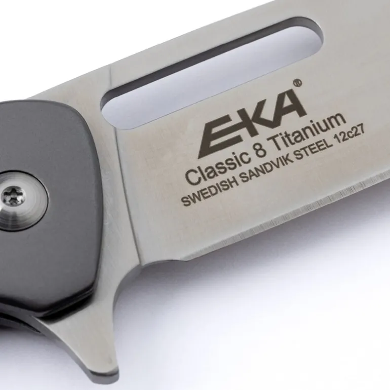 Classic 8 foldekniv 9 cm rustfritt stål/titan