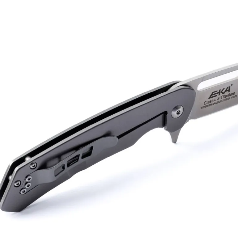 Classic 8 foldekniv 9 cm rustfritt stål/titan
