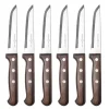Classic biffkniv 6 stk natur/blank