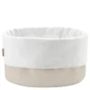 Classic brødpose stor 23x21 cm sand/hvit