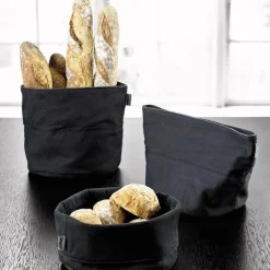 Classic brødpose stor 21x23 cm svart