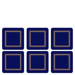 Classic glassbrikke 6 stk midnatt