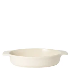 Classic ildfast form 33,5x21 cm oval hvit