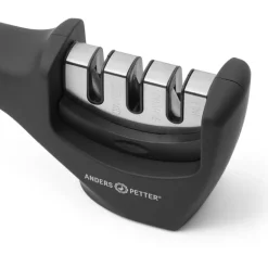 Classic knivsliper 21x7,5 cm svart/rustfritt stål