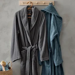 Classic morgenkåpe S/M ash