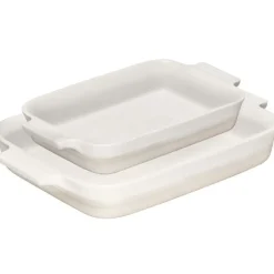 Classic rektangulært fatsett 25+32 cm meringue