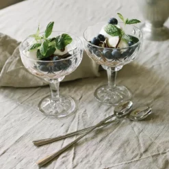 Classic teskje 4 stk lang 22cm stål