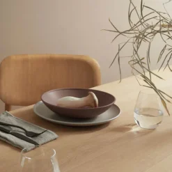 Clay dyp tallerken 23 cm rust