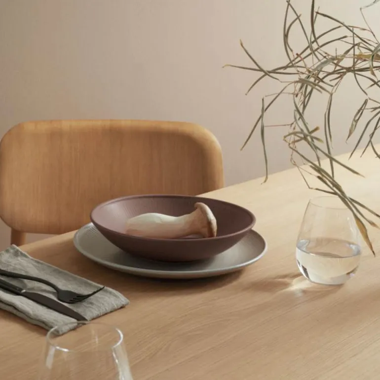 Clay dyp tallerken 23 cm rust