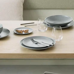 Clay dyp tallerken 28 cm smoke