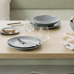 Clay dyp tallerken 23 cm smoke