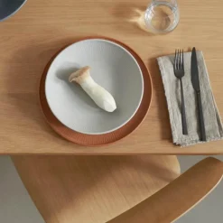 Clay tallerken 22 cm earth