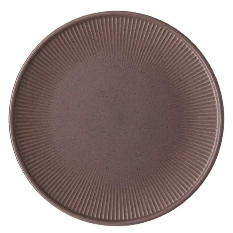 Clay tallerken 22 cm rust