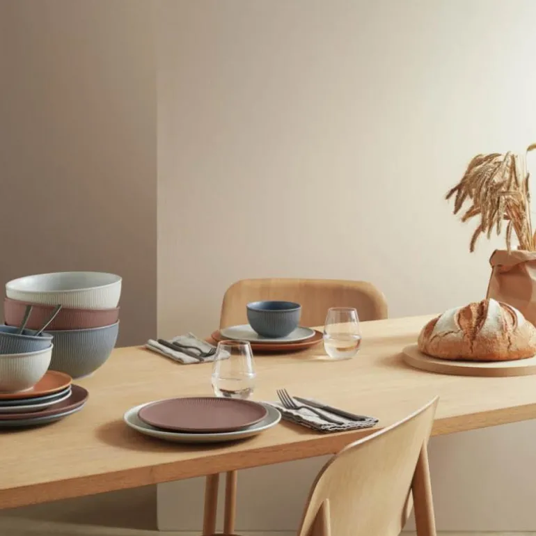 Clay tallerken 22 cm rust