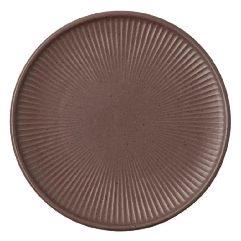 Clay tallerken 16 cm rust