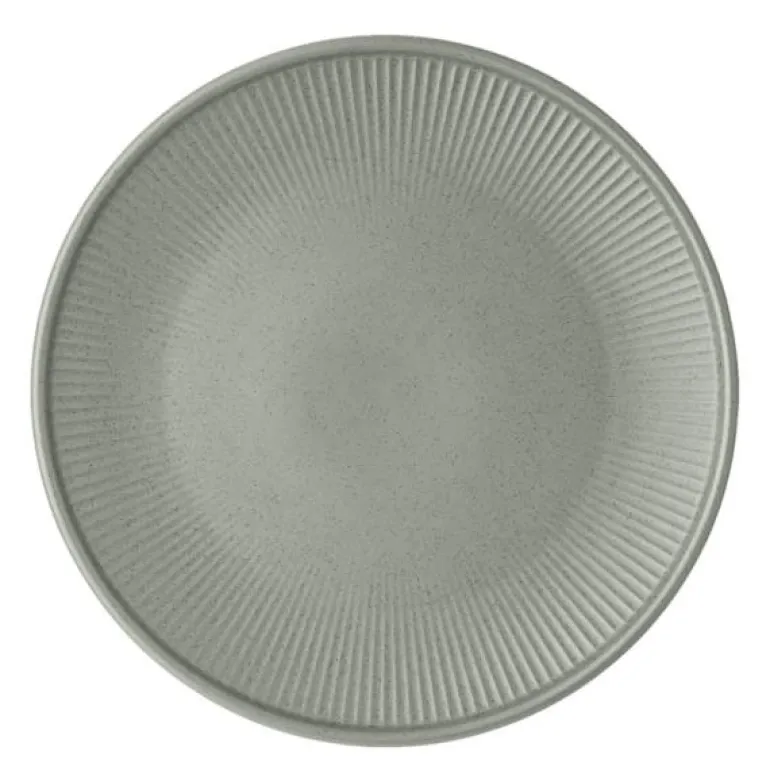 Clay tallerken 22 cm smoke