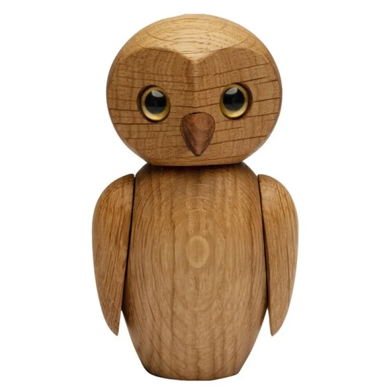 Clever trefigur ugle 9,8 cm