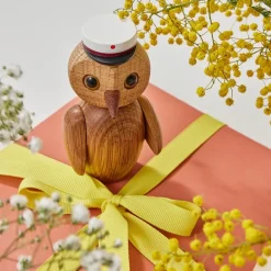 Clever trefigur ugle 9,8 cm