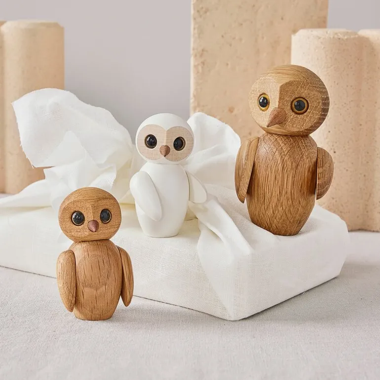 Clever trefigur ugle 9,8 cm