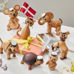 Clever trefigur ugle 9,8 cm