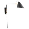 Club vegglampe 62x46 cm svart