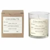 Coconut duftlys 7,4 cm hvit