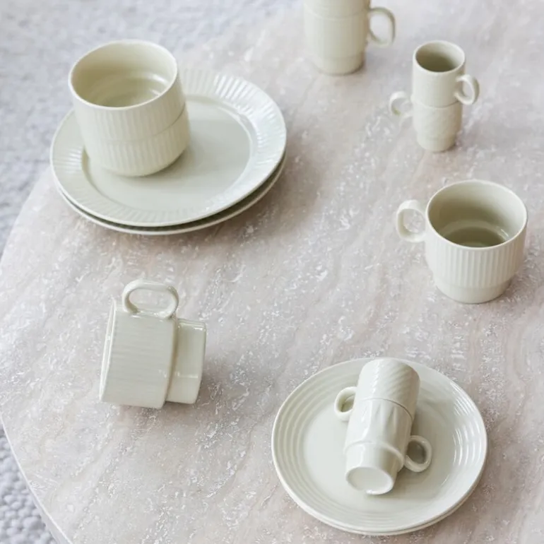 Coffee & More espressokrus 10 cl 4 stk beige