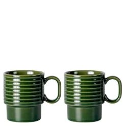 Coffee & More kaffekopp 25 cl 2 stk grønn