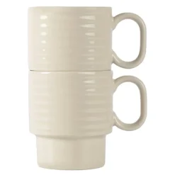 Coffee & More kaffekrus 30 cl 2 stk beige