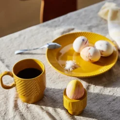 Coffee & More kaffekrus 25 cl 2 stk gul