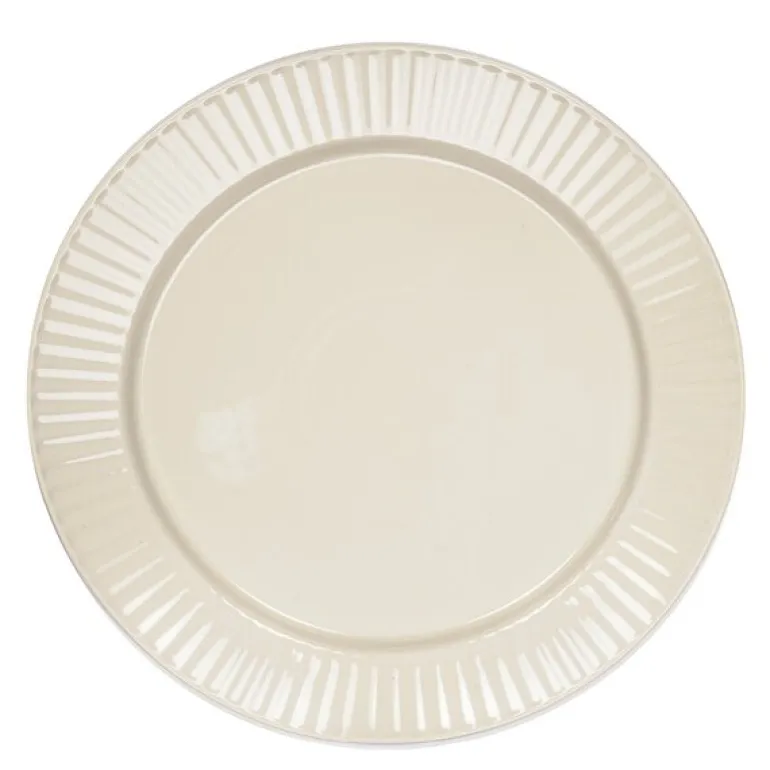 Coffee & More tallerken 27,5 cm beige