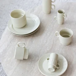 Coffee & More tallerken 27,5 cm beige