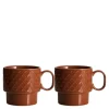Coffee & More tekrus 50 cl 2 stk terrakotta