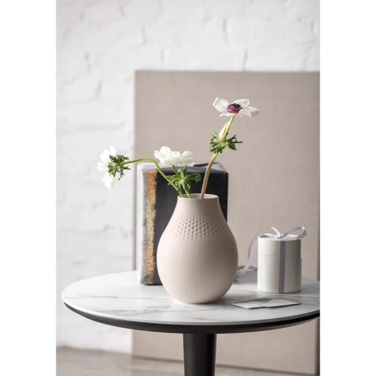 Collier Perle 20 cm beige