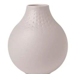 Collier Perle vase 12 cm beige