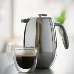 Colombia dobbeltvegget presskanne 3 kopper 0,35L matt krom