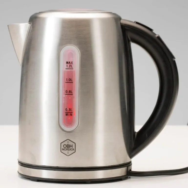 Color glow vannkoker 2200W 1,2L stål