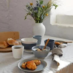 Colorit tallerken 19 cm grå