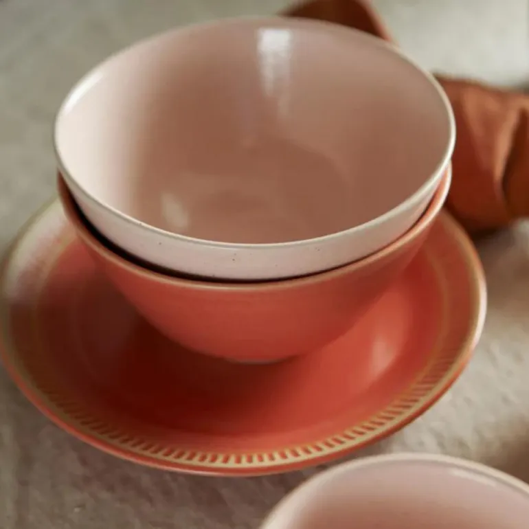 Colorit tallerken 19 cm koral