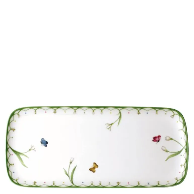 Colourful Spring rektangulært fat 35x16 cm